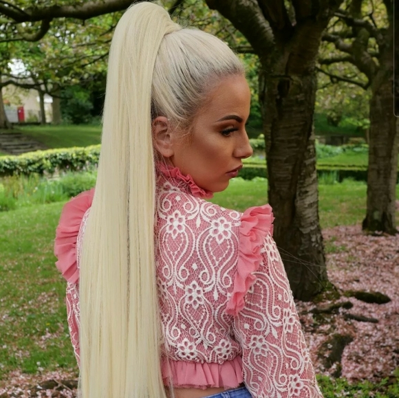 34in ponytail blonde - Picture 2 of 6
